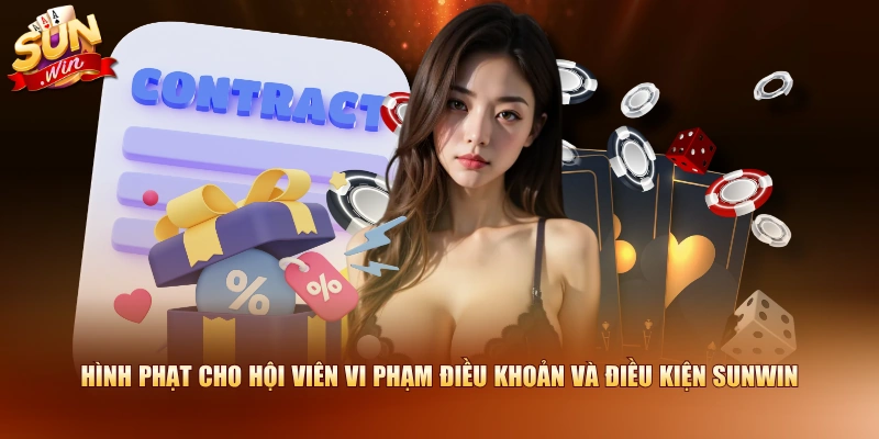 Hình phạt cho hội viên vi phạm điều khoản và điều kiện SUNWIN