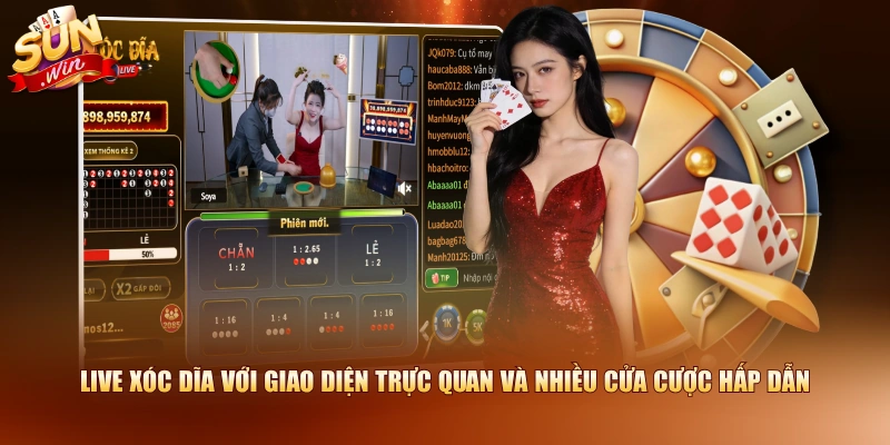 Live Xóc Dĩa - Quy Trình Tham Gia Chi Tiết Từ A Đến Z 1 Live Xóc Dĩa với giao diện trực quan và nhiều cửa cược hấp dẫn
