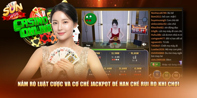 Live Xóc Dĩa - Quy Trình Tham Gia Chi Tiết Từ A Đến Z 3 Nắm rõ luật cược và cơ chế Jackpot để hạn chế rủi ro khi chơi