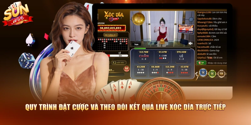 Live Xóc Dĩa - Quy Trình Tham Gia Chi Tiết Từ A Đến Z 2 Quy trình đặt cược và theo dõi kết quả Live Xóc Dĩa trực tiếp