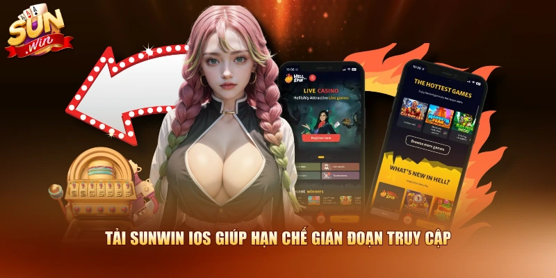 Tải SUNWIN iOS giúp hạn chế gián đoạn truy cập 